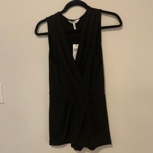 BCBGeneration black front skirt romper
